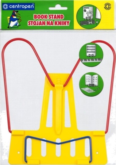 Centropen Stativ For Papir/Bok Gul