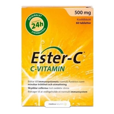 Ester C Vitamin 500 mg 60 Tabletter
