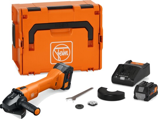 Fein Vinkelsliper Ccg 18-125-12 As Med Batteri Og Lader