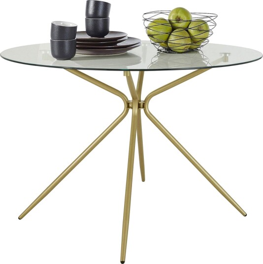 Kingsnorth Spisebord Rundt 110 cm - Messing