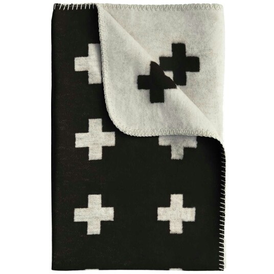 Pia Wallén Cross Pledd 150x240 cm Sort