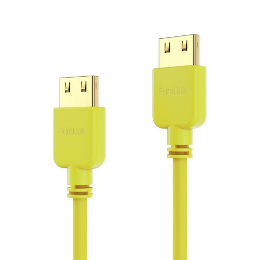 Purelink PureInstall HDMI kabel PI0504 4k Gul 1,5 m