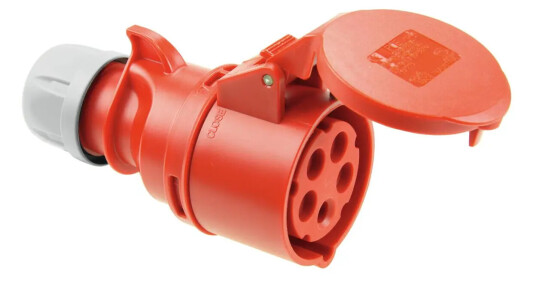 PC ELECTRIC CEE Socket 16A 5pin rd