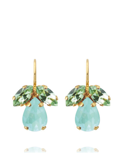 CAROLINE SVEDBOM Timo Earrings Gold |Blå |One Size