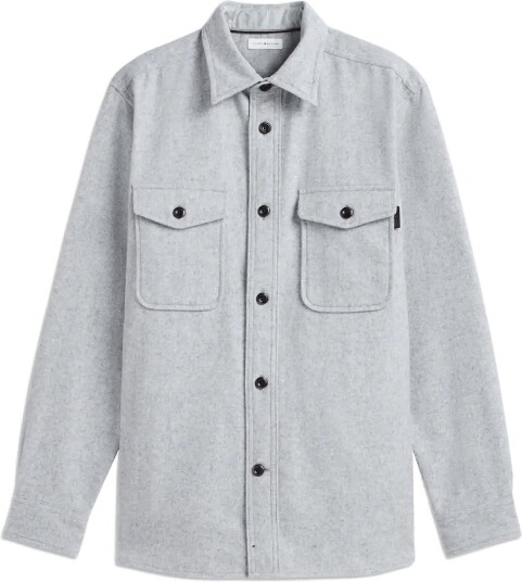 Tommy Hilfiger Cpo Classic Fit Icon Collar LIGHT GREY HEATHER XL