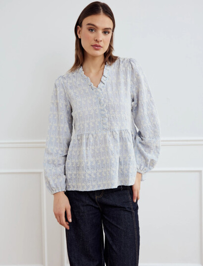 Noella MATTI BLOUSE AIR BLUE