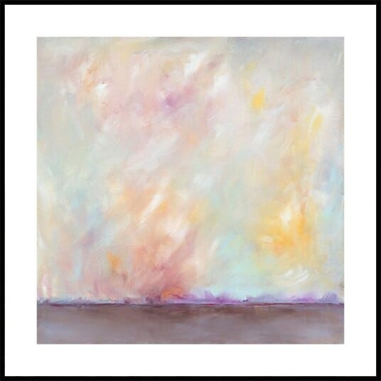 Expressionist Colorful Abstract Plakat Plakat / 30x30cm