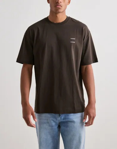 Samsøe Samsøe Joel T Shirt 11415 Kortermede t shirts Brun