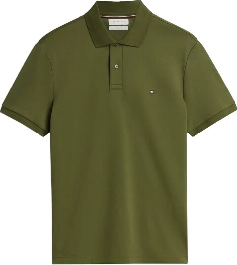 Tommy Hilfiger Soft Touch Interlock Reg Polo Green S