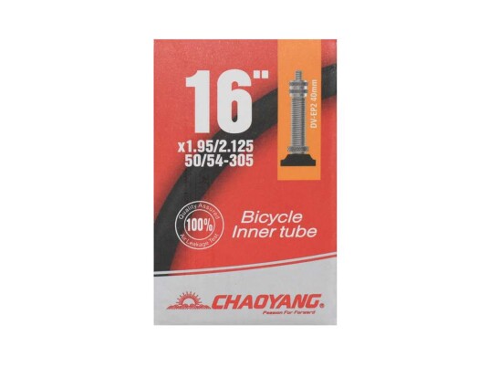 Chaoyang slange 16"x1,95 2,125 Dunlopventil 40mm