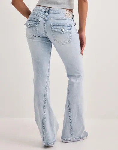 True Religion Blå Joey Lr Flare Flap