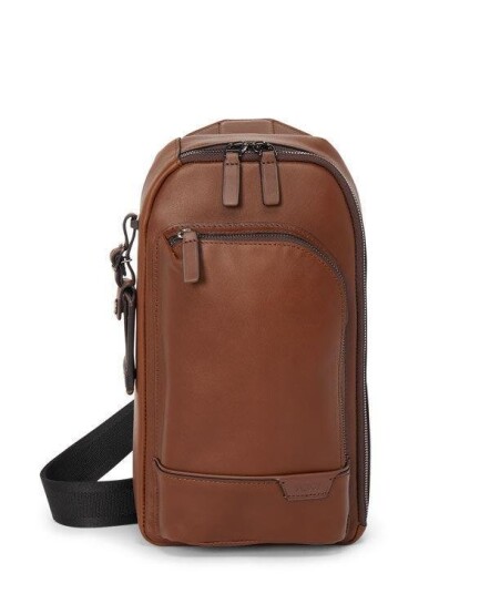 Tumi Harrison Gregory Sling Cognac Tumi Harrison Gregory Sling Cognac