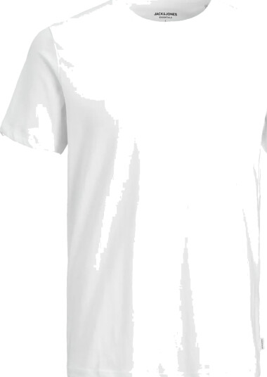 Jack and Jones Organic Basic Tee Short Sleeve O-Neck Hvit M Jack and Jones Organic Basic Tee Short Sleeve O-Neck Hvit M