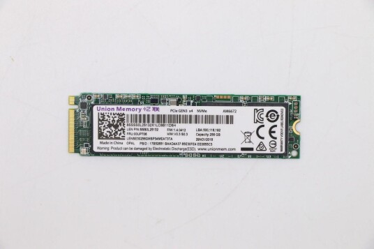 Lenovo - SSD - kryptert - 256 GB - intern - M.2 2280 - PCIe 3.0 x4 - TCG Opal Encryption - for ThinkCentre M715q (2nd Gen) M920z AIO ThinkStation P330 Gen 2 V540-24IWL AIO V55t-15 Lenovo - SSD - kryptert - 256 GB - intern - M.2 2280 - PCIe 3.0 x4 - TCG Opal Encryption - for ThinkCentre M715q (2nd Gen) M920z AIO ThinkStation P330 Gen 2 V540-24IWL AIO V55t-15