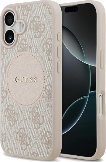 GUESS 4G Circle Classic Logo MagSafe Case for iPhone 17 - Pink GUESS 4G Circle Classic Logo MagSafe Case for iPhone 17 - Pink
