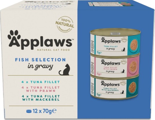 Applaws Cat I Saus Fiskeutvalg 3 Varianter 24 X 70 G Applaws Cat I Saus Fiskeutvalg 3 Varianter 24 X 70 G