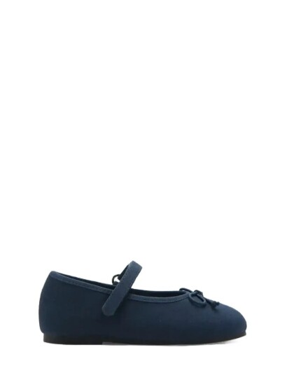 Mango Ballerinas With Strip And Bow Detail Navy 27 Mango Ballerinas With Strip And Bow Detail Navy 27
