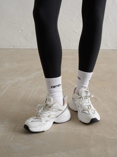 Aim"n Logo Ankle Socks 3 Pack Hvit 36 38 Aim"n Logo Ankle Socks 3 Pack Hvit 36 38