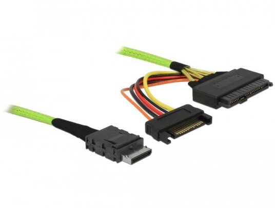 Delock OCuLink PCIe SFF 8611 Til U.2 SFF 8639 1m