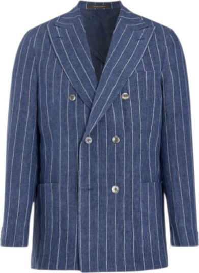 Oscar Jacobson Herre Dress Blå 2XL,