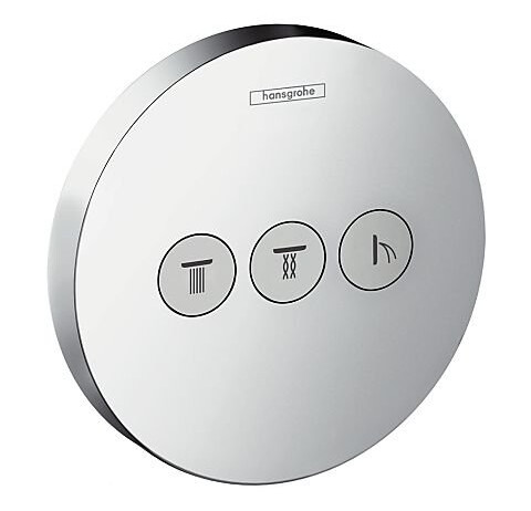 Hansgrohe ShowerSelect S Ventil Med 3 uttak, Krom Hansgrohe ShowerSelect S Ventil Med 3 uttak, Krom