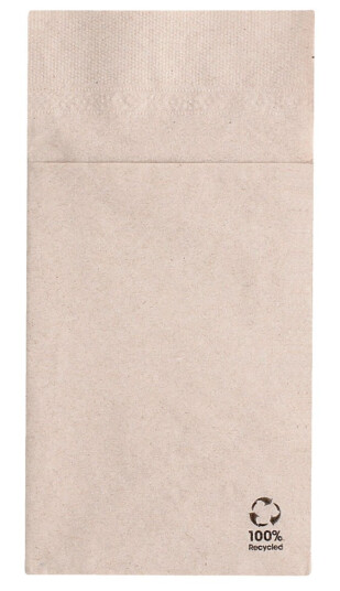 GARCIA DE POU Bestikklomme Ecolabel; 10x20 cm (BxL); Natur; 50 Stykk / Forpakning