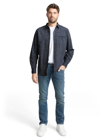 Tom Tailor Structured Shirt Navy XL