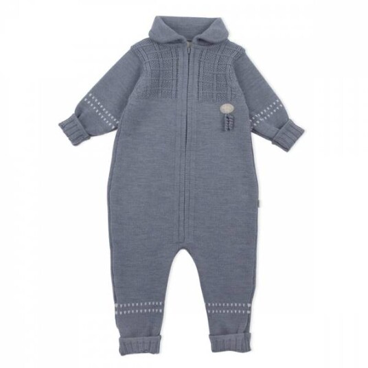 Lillelam Sparkedress Ulldress Classic Mellomblå 74