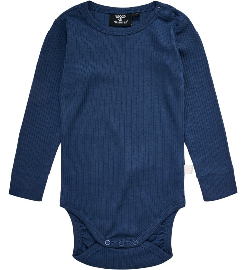 Hummel Body L/æ Rib hmlRene Sargasso Sea 68 Langermet Body Blå 62