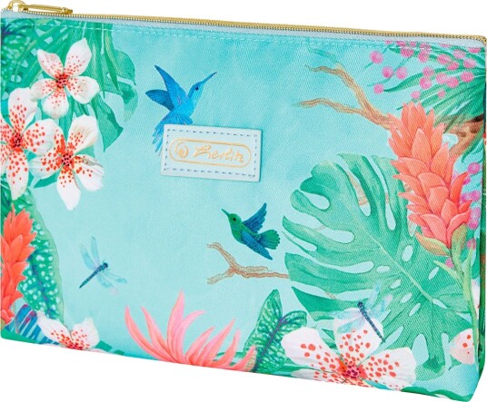 Herlitz Pennal Flat 22x15x2,5cm Ladylike Jungle