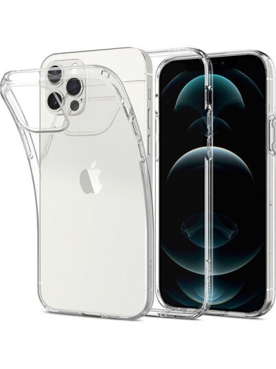 Spigen Iphone 12/iphone 12 Pro Deksel Liquid Crystal Crystal Clear