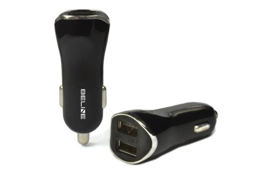 Billader 2Xusb 2.1A Sort