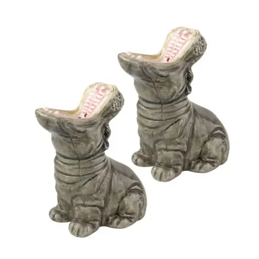 Donkey Hungry Hippos Salt & Pepper Set Donkey Hungry Hippos Salt & Pepper Set