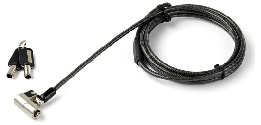STARTECH 2 M  6.6 FT.  LAPTOP CABLE LOCK KEYED - K-SLOT NANO WEDGE LOCK