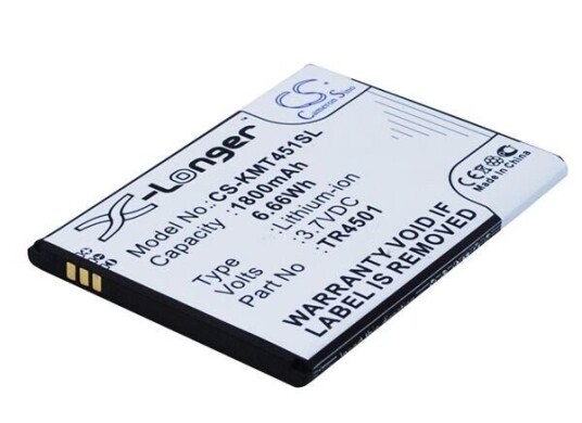 Kazam Trooper 451 Dual SIM batteri (1800 mAh 3.7 V) Kazam Trooper 451 Dual SIM batteri (1800 mAh 3.7 V)