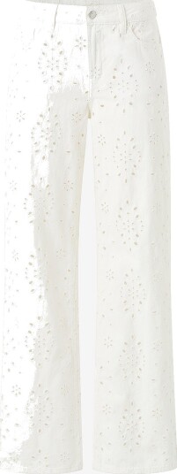 Gina Tricot Jeans Broderie Denim Natur Gina Tricot Jeans Broderie Denim Natur