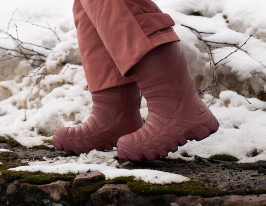 Viking Ultra Fôrede Gummistøvler Rosa/Lyserosa 26