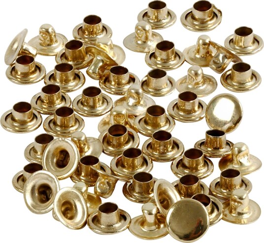 Creativ Company Nitter D7mm 50 Stk/1 Pk Messing