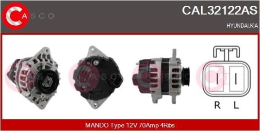 Dynamo CASCO CAL32122AS Dynamo CASCO CAL32122AS