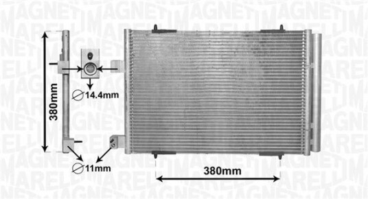 Kondensator MAGNETI MARELLI 350203855000 Kondensator MAGNETI MARELLI 350203855000