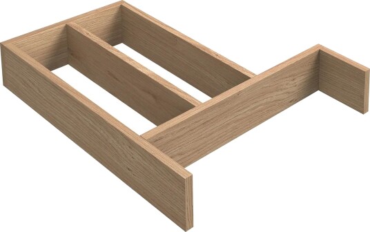 Korsbakken Skuffdeler heltre 20,5x32,2x5 cm For skuff i full dybde,