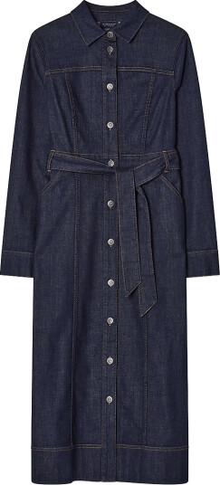 Lexington Clothing Midi Denim Dress   Navy   L