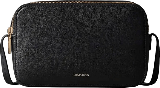 Calvin Klein Foil Logo Elongated Camera Bag Black ONE SIZE