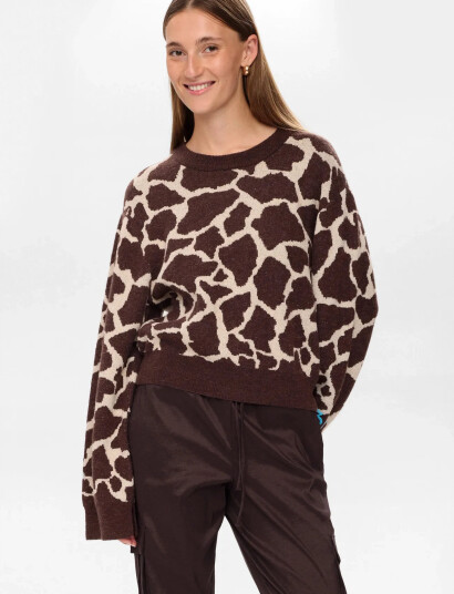 Nümph Nugrif Pullover - Brown - S Nümph Nugrif Pullover - Brown - S