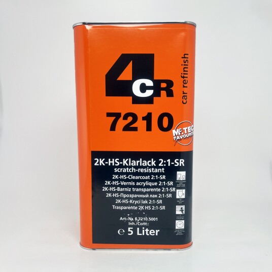 4CR 2K 7210 Klarlakk 5 liter
