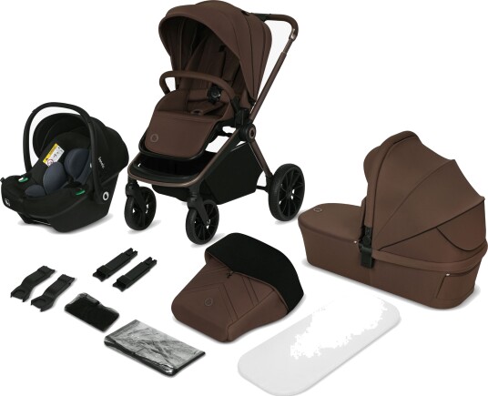 Lionelo MIKA Plus 3-in-1 Duovogn Mocha Mousse