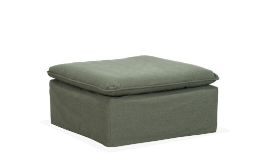 Soffadirekt DOVER Grand Deluxe fotskammel Grønn Soffadirekt DOVER Grand Deluxe fotskammel Grønn