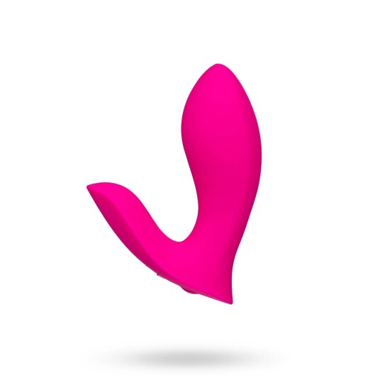 FLEXER INSERTABLE DUAL PANTY VIBRATOR - PINK