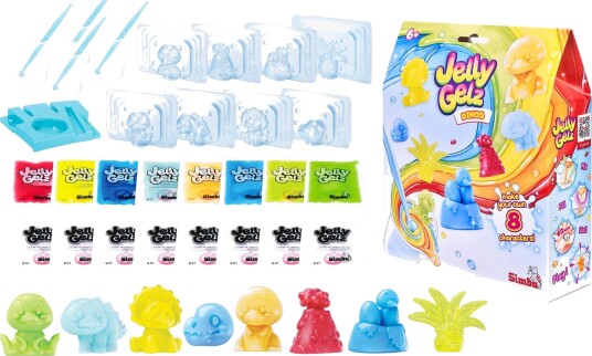 Jelly Gelz Hobbysett Dino Med Gel & Former