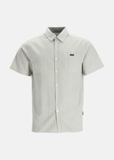 Seaside Coos Bay Shirt Olive Stripe L Kortarmede Skjorter Seaside Coos Bay Shirt Olive Stripe L Kortarmede Skjorter